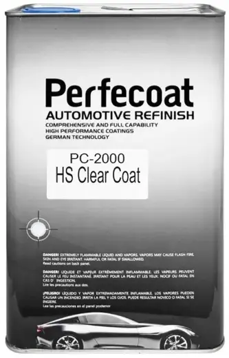 Perfecoat HS Clear Coat лак акрилово-полиуретановый с высоким сухим остатком (5 л)