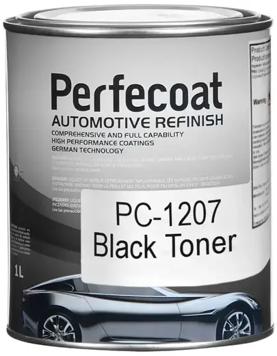 Perfecoat PC 1K эмаль (базовое покрытие 1 л) черный тонер