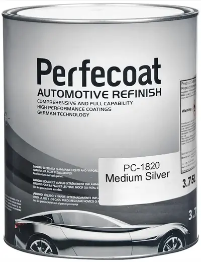 Perfecoat PC 1K эмаль (базовое покрытие 3.75 л) средняя серебристая