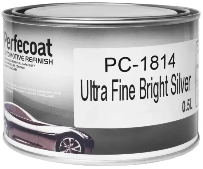 Perfecoat PC 1K эмаль (базовое покрытие 500 мл) ультратонкое яркое серебро