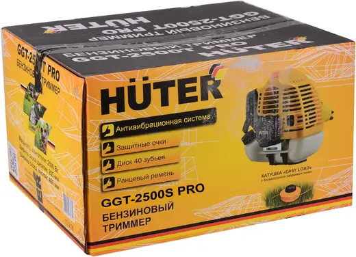 Huter GGT-2500S Pro триммер бензиновый с антивибрационной системой