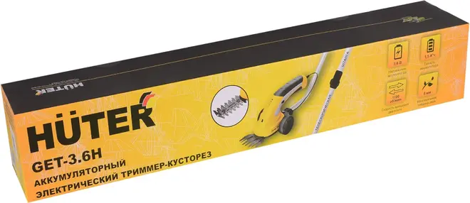Huter GET-3.6H триммер-кусторез электрический аккумуляторный