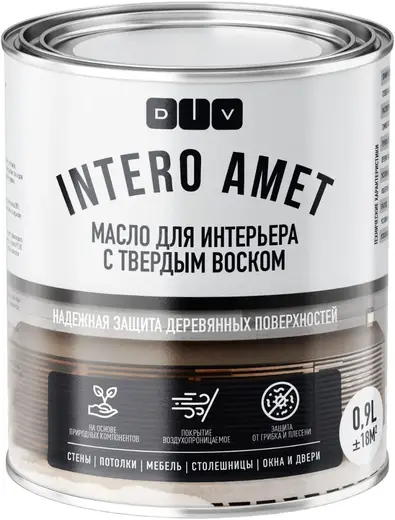 DIV Intero Amet масло для интерьера с твердым воском (900 мл) BL-0010