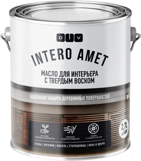 DIV Intero Amet масло для интерьера с твердым воском (2.7 л) BL-0010