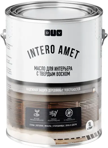 DIV Intero Amet масло для интерьера с твердым воском (5 л) BL-0010