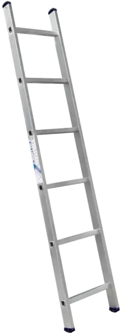 Алюмет H1 лестница алюминиевая односекционная приставная (1.69 м /6 ст)