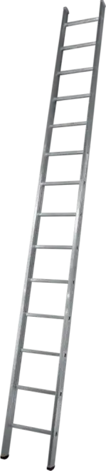Алюмет H1 лестница алюминиевая односекционная приставная (3.93 м /14 ст)