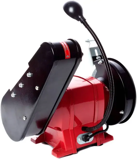 Redverg RD-BG150-300SBL cтанок заточной со шлифовальной лентой (300 Вт)