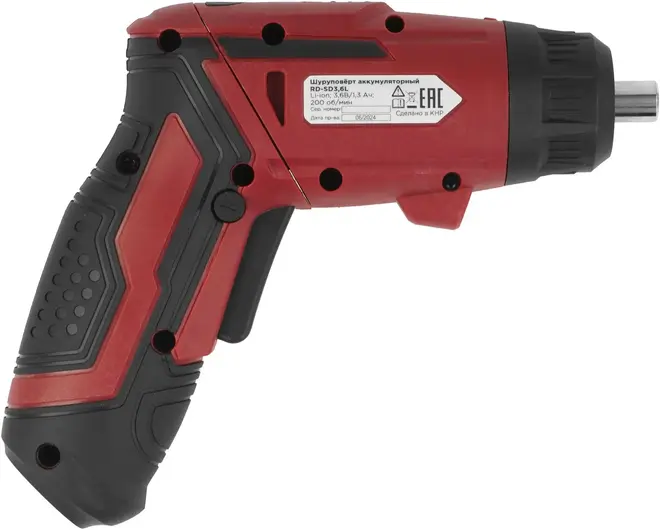 Redverg RD-SD3.6L шуруповерт аккумуляторный (3.6 В) RD-SD3,6L