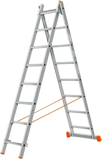 Эйфель Гранит лестница раскладная двухсекционная (3.74 м /2 * 8 ст)