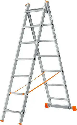 Эйфель Гранит лестница раскладная двухсекционная (3.18 м /2 * 7 ст)