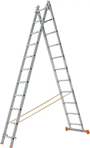 Эйфель Гранит лестница раскладная двухсекционная (5.42 м /2 * 11 ст)