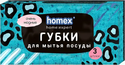Homex Очень Модные губки для мытья посуды (набор 6 губок)