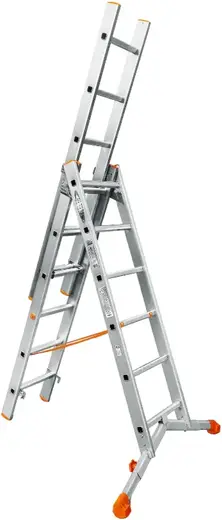 Эйфель Ювелир лестница раскладная трехсекционная (3.52 м /3 * 6 ст)