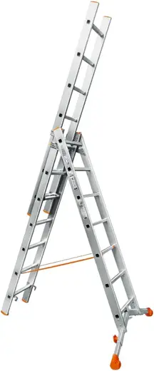 Эйфель Ювелир лестница раскладная трехсекционная (4.36 м /3 * 7 ст)