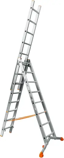 Эйфель Ювелир лестница раскладная трехсекционная (5.2 м /3 * 8 ст)