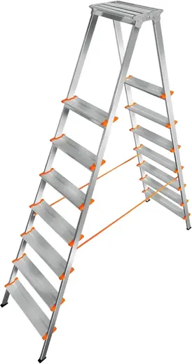 Эйфель Мастер 130 лестница-стремянка двусторонняя (2.76 м /2 * 7 ст)