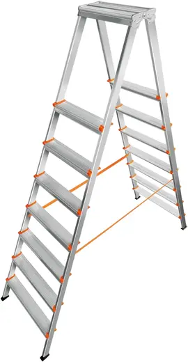 Эйфель Мастер 80 лестница-стремянка двусторонняя (2.31 м /2 * 7 ст)