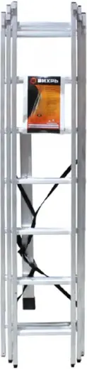 Вихрь лестница алюминиевая трехсекционная (5.38 м /3 * 7 ст)