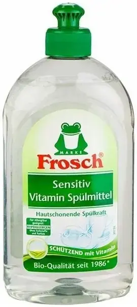 Frosch Sensitiv Vitamin Spulmittel бальзам для мытья посуды (500 мл)