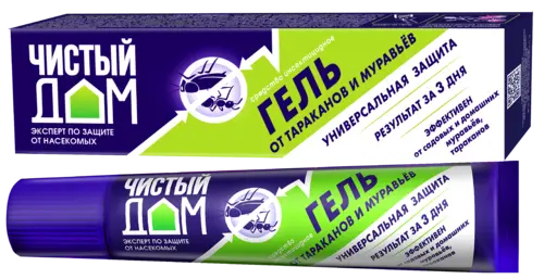 Чистый Дом гель от тараканов и муравьев (35 мл)