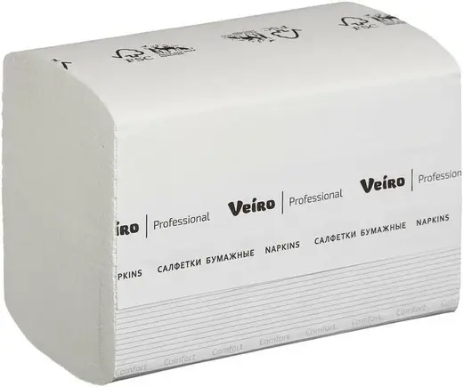 Veiro Professional Comfort салфетки бумажные V-сложения для диспенсеров (220 салфеток в пачке)