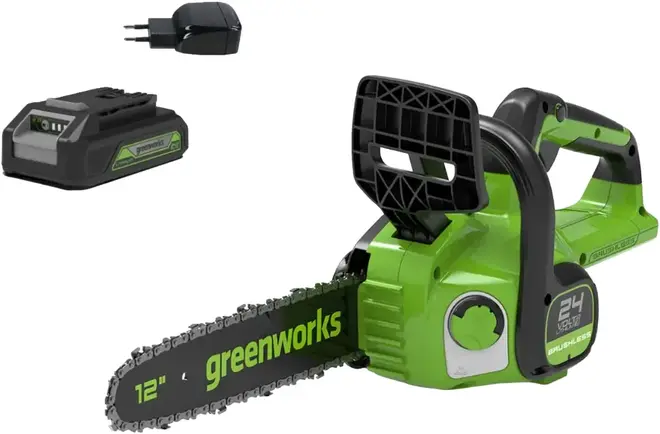 Greenworks GD24CS30K2 пила цепная аккумуляторная №2007007UA
