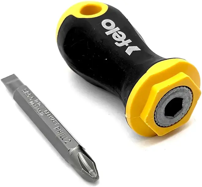 Felo Ergonic Stubby отвертка с двухсторонней битой