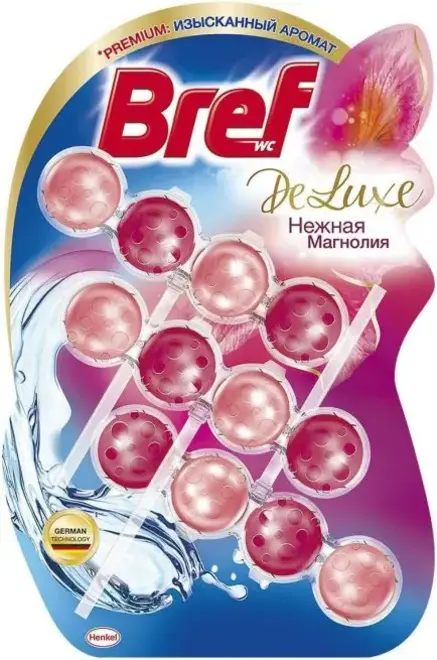 Бреф Premium Deluxe Нежная Магнолия блок туалетный (2 * 50 г)