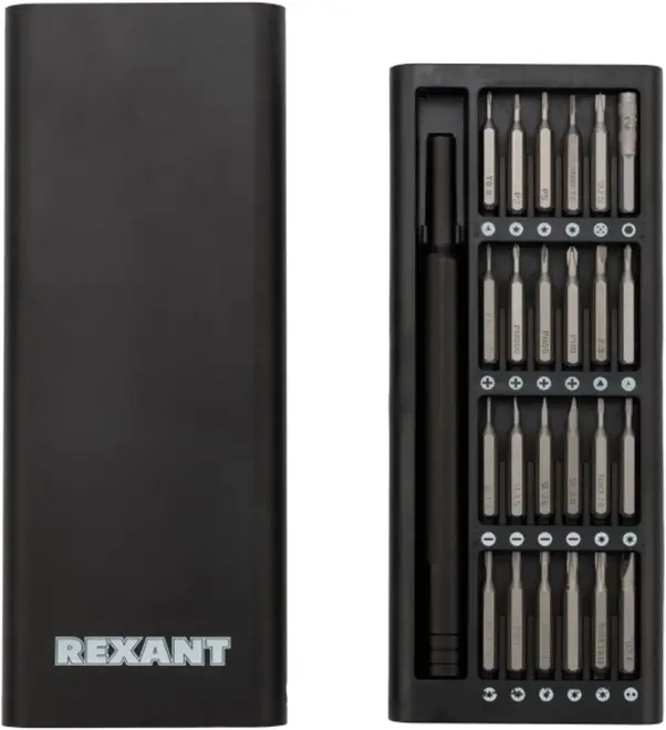 Rexant Kranz набор отверток для точных работ (25 предметов) SL, PH, H, T, P, Y