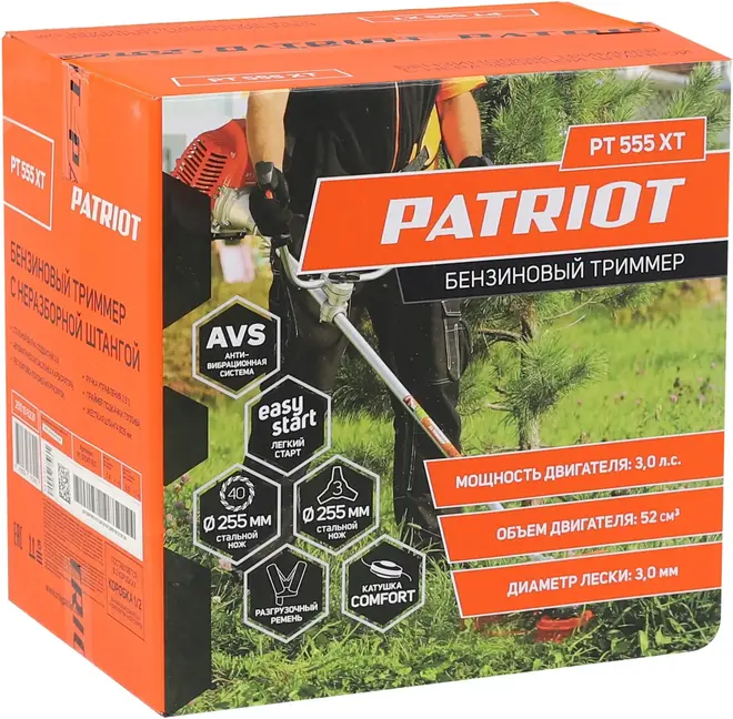 Патриот PT 555 XT триммер бензиновый