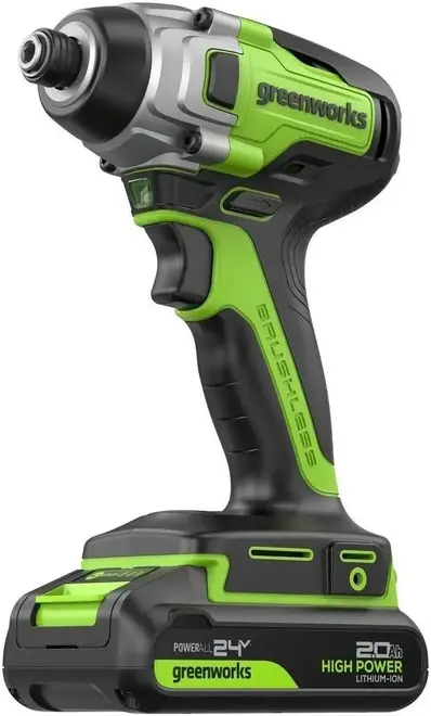 Greenworks GD24ID3 винтоверт ударный аккумуляторный (24 В без АКБ) №3802807