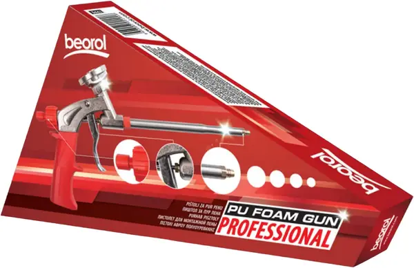 Beorol пистолет для монтажной пены стальной корпус