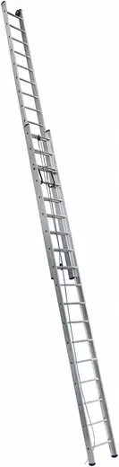Алюмет SR2 лестница алюминиевая приставная с канатной тягой (9.1 м /18 ст)