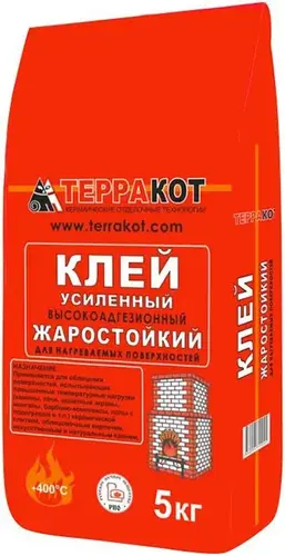Терракот клей жаростойкий усиленный (5 кг)