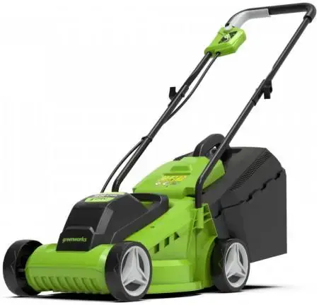 Greenworks G24LM33K2 газонокосилка аккумуляторная (30 л) №2509607