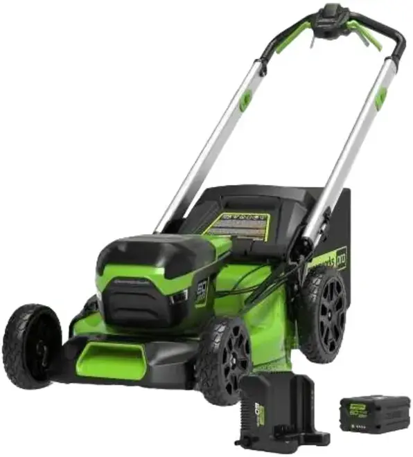 Greenworks GD60LM51SPK4 газонокосилка аккумуляторная самоходная (60 л) №2514307UB