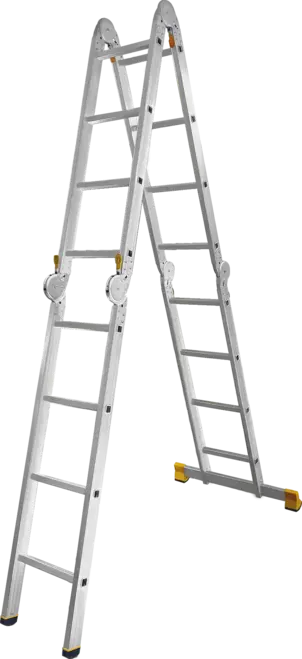 Алюмет T лестница-трансформер шарнирная (5.76 м /4 * 4 ст)