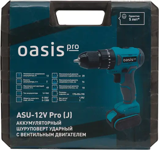 Oasis ASU-12V Pro шуруповерт аккумуляторный