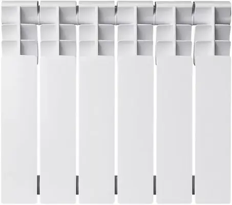 Oasis радиатор биметаллический 350/80 6 секций белый