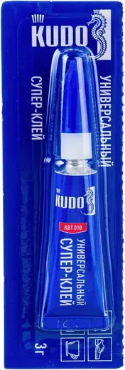 Kudo Home KBT супер-клей универсальный цианоакрилатный (3 г (12 тюбиков * 3 г)