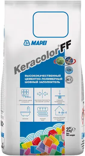Mapei Keracolor FF затирка швов (2 кг) №120 черная