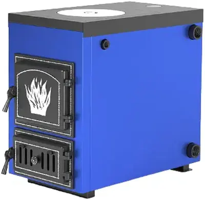 Везувий Эльбрус котел твердотопливный 18П (с чугунной плитой 18 кВт) энергонезависимый/твердотопливный