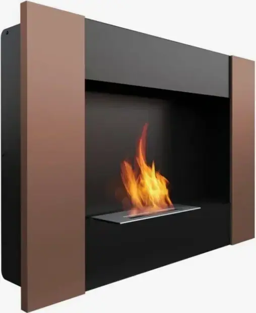 Kratki Bravo 2 биокамин стальной черный, сатин