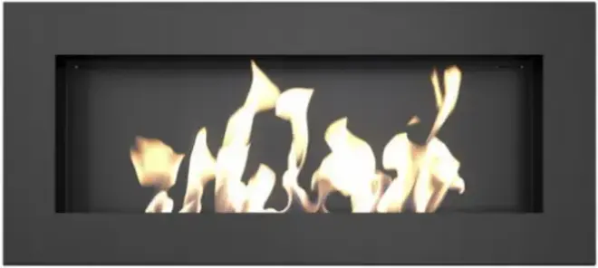 Kratki Delta 2 Slim биокамин стальной