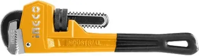 Ingco Industrial ключ трубный (до 34 мм 250 мм) чугун пластичный, углеродистая сталь (подвижный фиксатор)