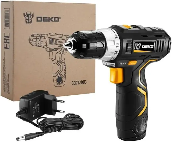 Deko GCD12DU3 дрель-шуруповерт аккумуляторная №063-4096 (12 В)