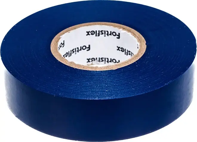 Fortisflex Heavy Duty изолента ПВХ (19*20 м/0.18 мм) синяя ПВХ 10 рулонов №71239