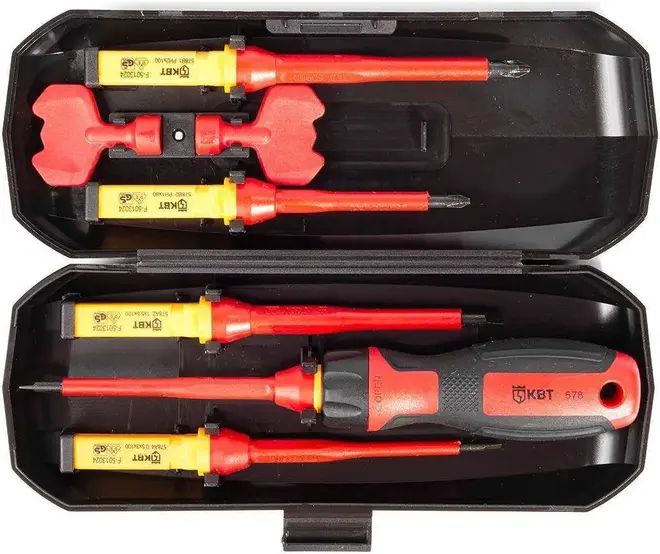 КВТ Профи НИО-4405 набор отверток с битами (8 предметов)