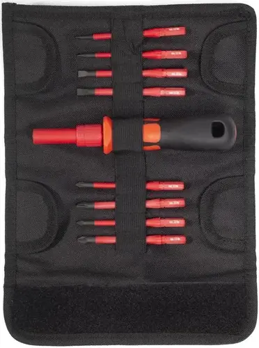 КВТ Слим НИО-3308 набор отверток с битами (9 предметов)